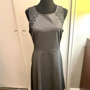 NWOT Banana Republic Gray Sleeveless Dress
